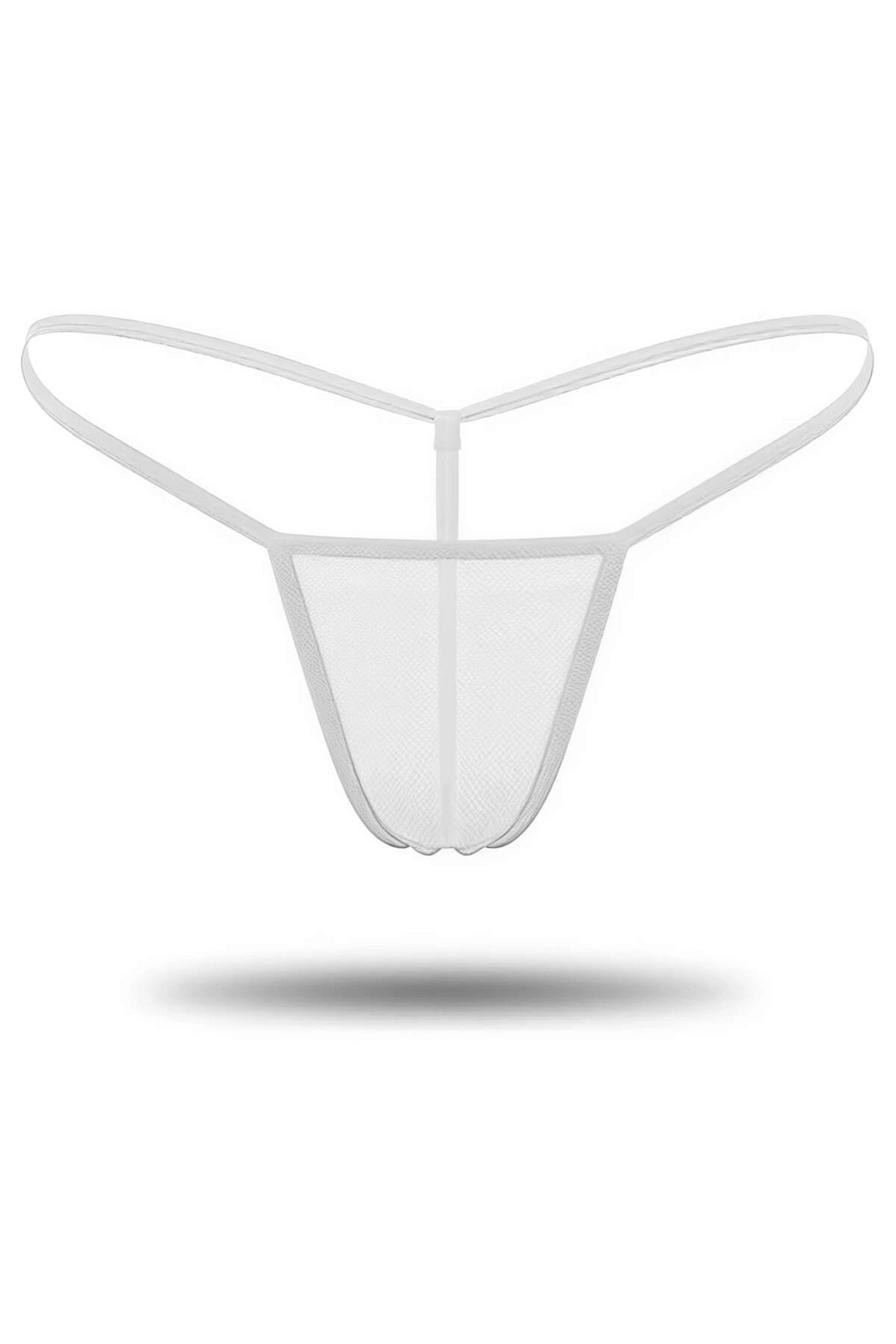 3'lü Renkli Transparan Tül String Tanga