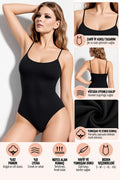 Kadın İp Askılı Çıtçıtlı Body Siyah Esnek ve Yumuşak Kumaş, Vücuda Uyumlu - ryl - 2600
